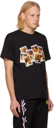 Sky High Farm Workwear Black Denim Tears Edition Printed T-Shirt
