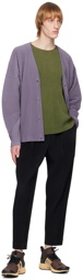 HOMME PLISSÉ ISSEY MIYAKE Purple Monthly Color February Cardigan