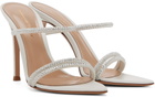 Gianvito Rossi White Cannes Heeled Sandals