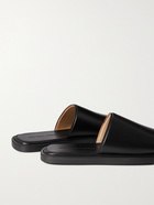 BOTTEGA VENETA - Leather Slides - Black