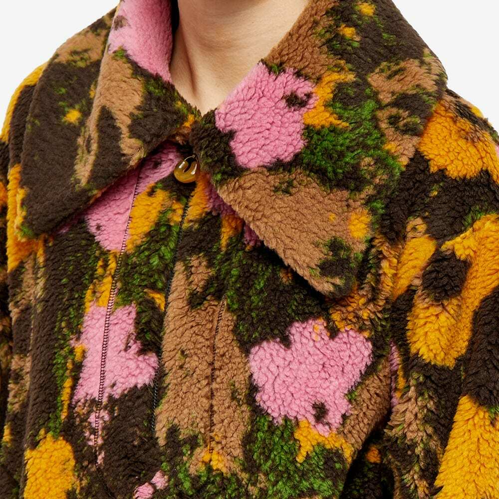 Rejina Pyo Women's Tate Pullover in Faux Shearling Jacquard Floral