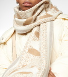 Loewe - Love wool and cashmere scarf