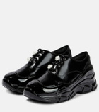 Simone Rocha - Low Trek leather Derby shoes