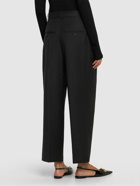 TOTEME - Pleated Cropped Wool Pants