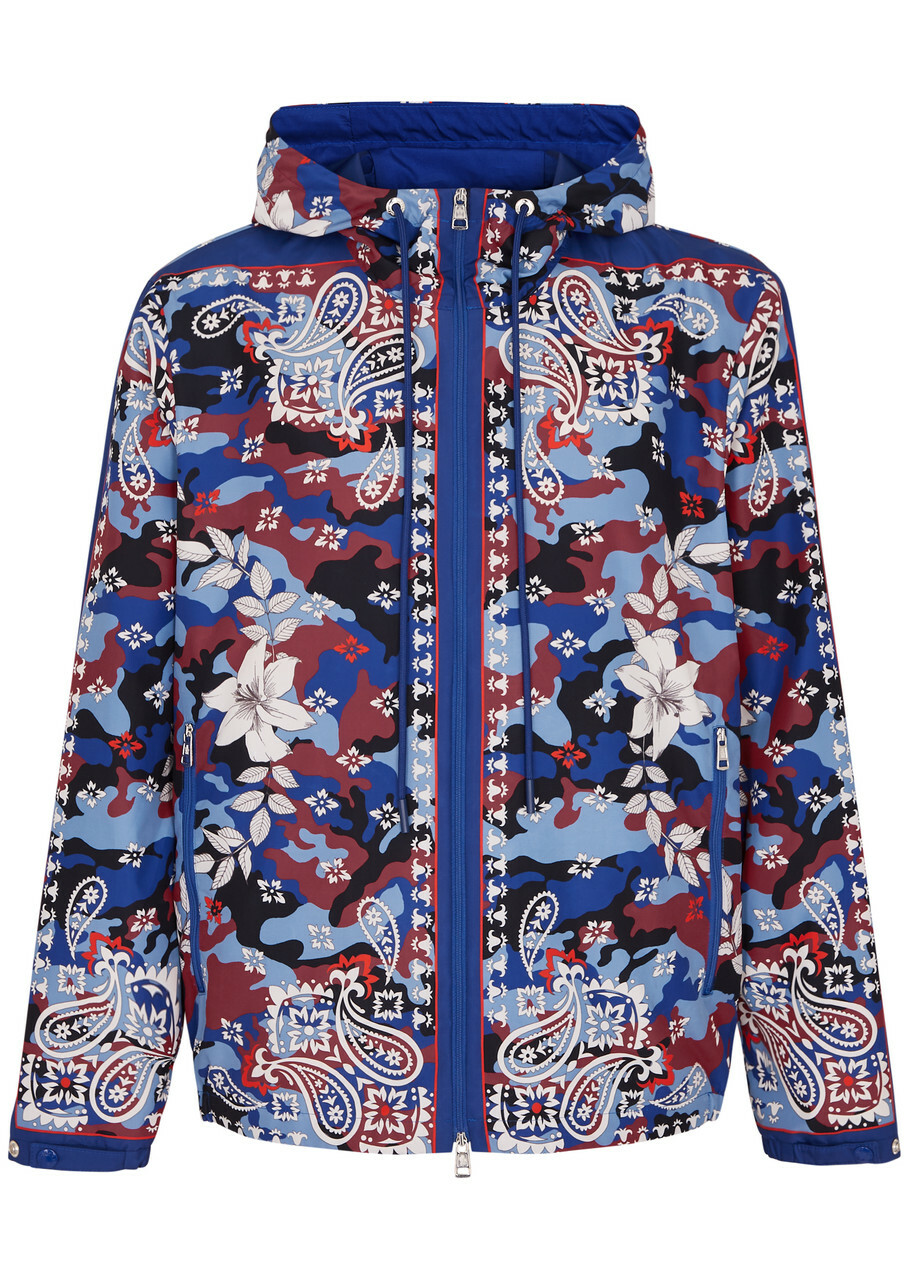 MONCLER 花柄刺繍 ジャンパー Moncler Hotay Printed Shell Jacket Multicoloured 2, Men's Designer