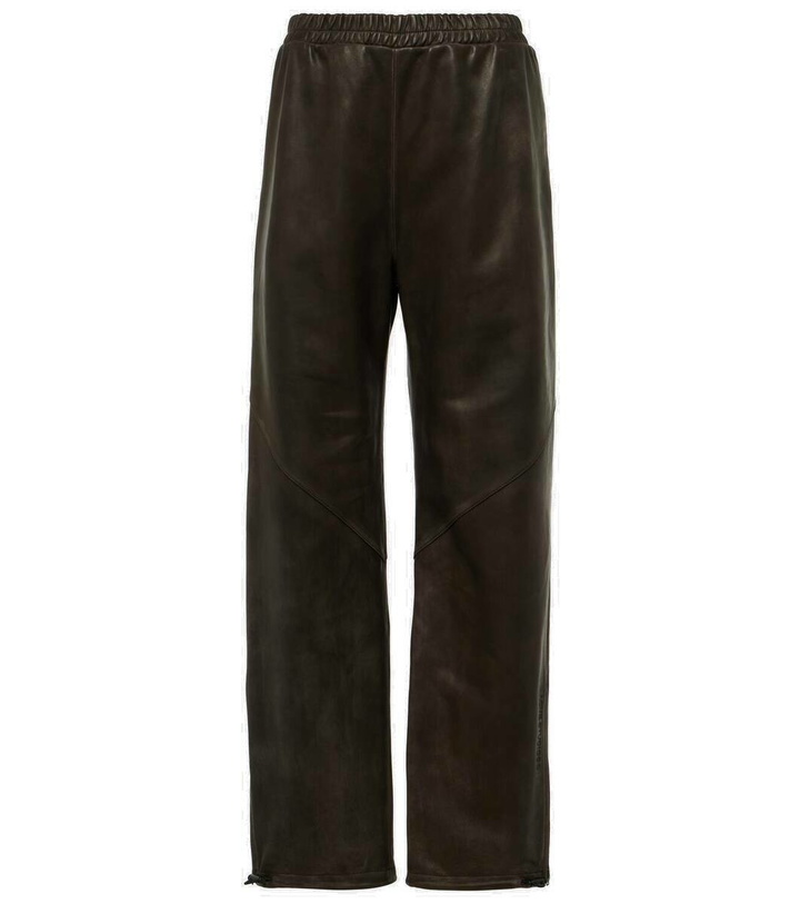 Photo: Acne Studios Embossed leather sweatpants