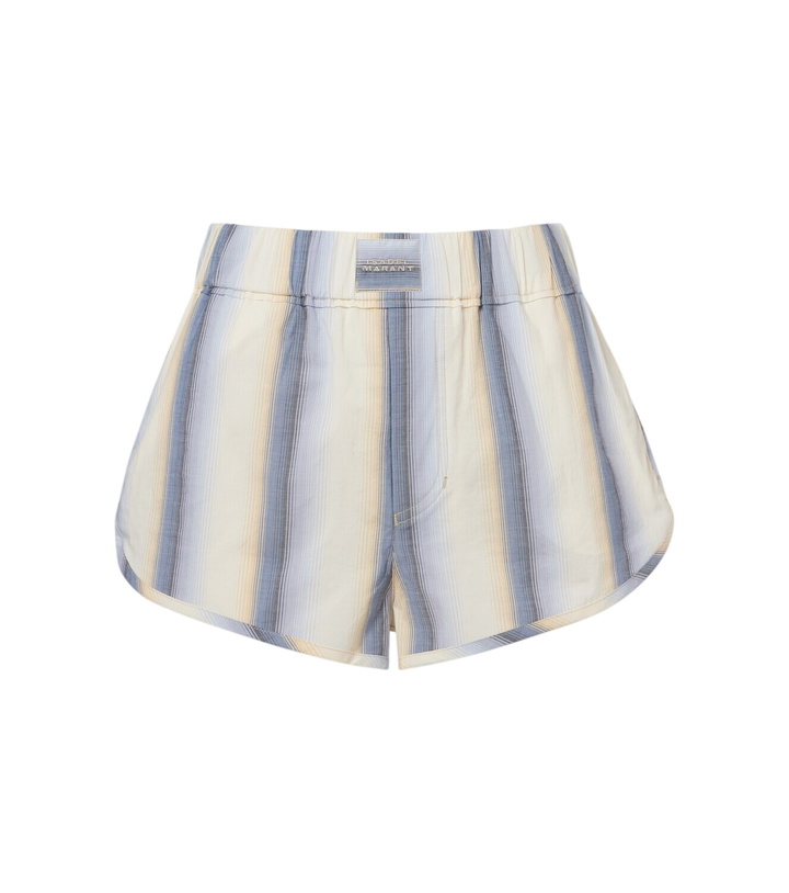 Photo: Isabel Marant Melinea striped cotton shorts