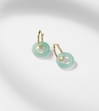 Mateo 14kt gold (585/1000) earrings with jade