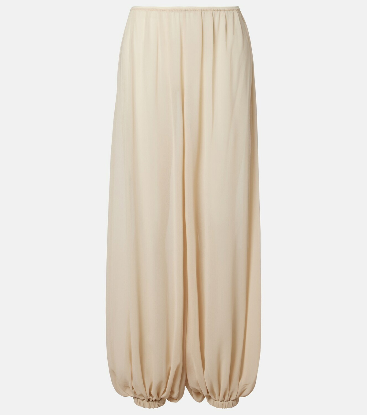 The Frankie Shop Mio sheer crêpe balloon pants