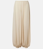 The Frankie Shop Mio sheer crêpe balloon pants