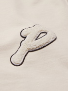MR P. - Logo-Appliquéd Loopback Cotton-Jersey Golf Jacket - Neutrals - L