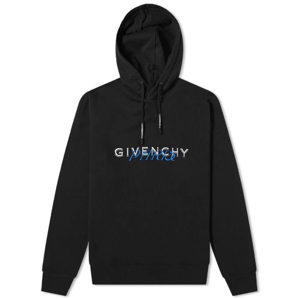 Givenchy Black and White Split Logo Sweater Givenchy