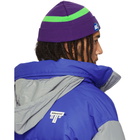 ADER error Purple Stone Logo Regular Fit Beanie