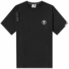 Men's AAPE Peace Jacquard T-Shirt in Black