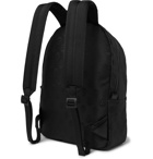 ALEXANDER MCQUEEN - Metropolitan Logo-Jacquard Leather-Trimmed Nylon Backpack - Black