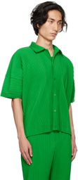 HOMME PLISSÉ ISSEY MIYAKE Green Monthly Color July Shirt
