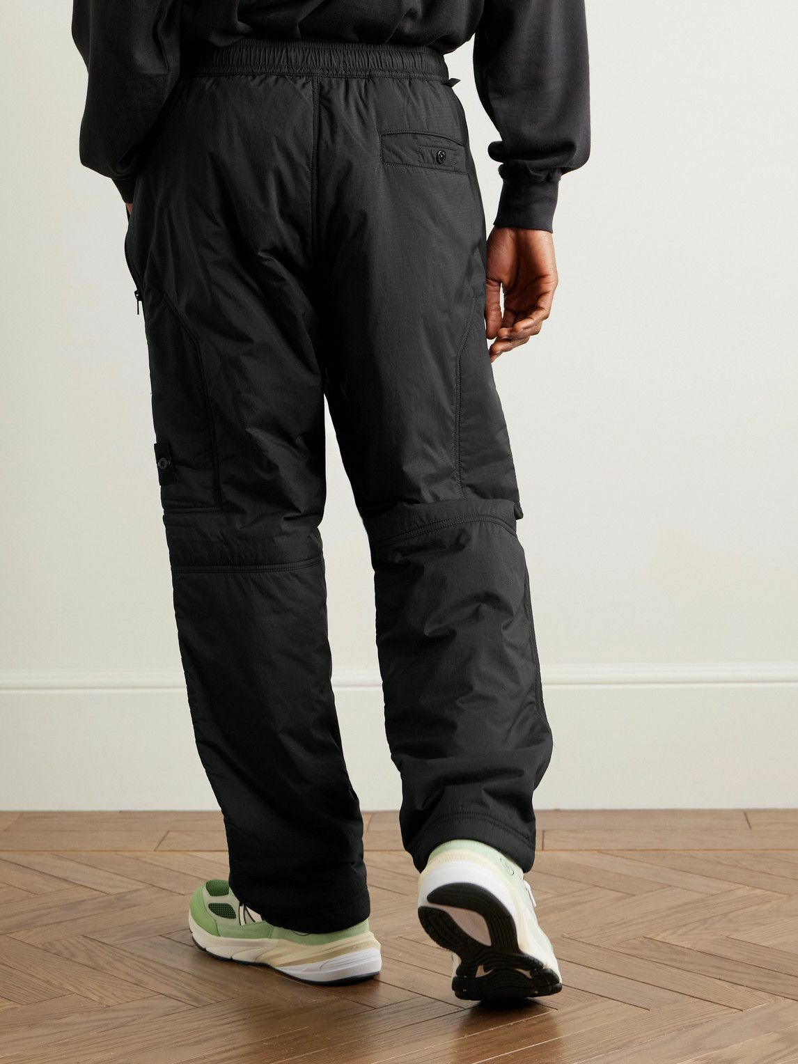 Stone Island - Straight-Leg Padded CORDURA® Nylon-Ripstop Trousers - Black