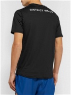 DISTRICT VISION - Slim-Fit Air-Wear Stretch-Mesh T-Shirt - Black