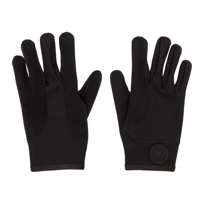 Photo: Moncler Genius 6 Moncler 1017 ALYX 9SM Black Logo Gloves