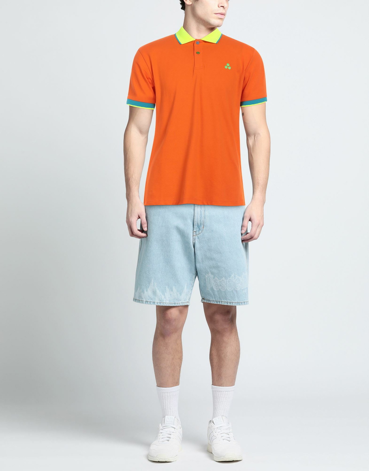 Peuterey Mens Polo shirt in Orange
