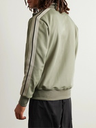 Palm Angels - Logo-Embroidered Jersey Track Jacket - Green