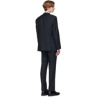Boss Blue Micro Check Wool Huge 6/Genius 5 Suit