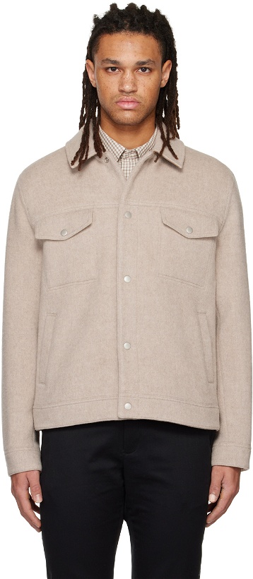 Photo: Vince Beige Recycled Wool Jacket