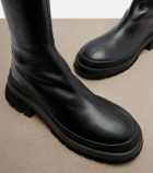 Khaite Fallon leather over-the-knee boots