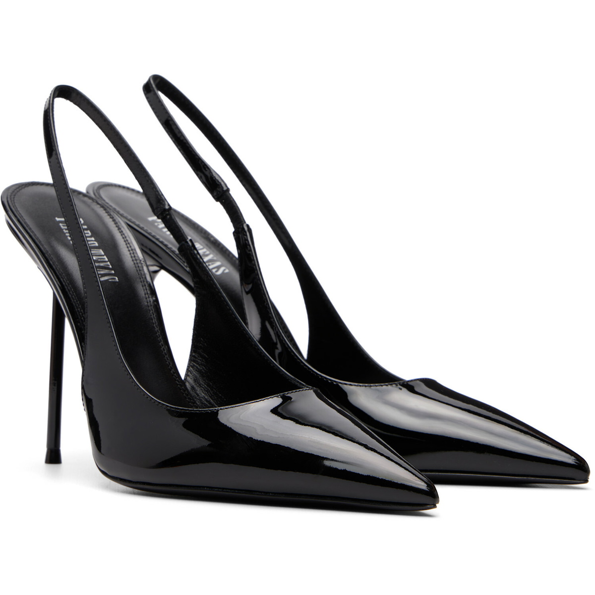 Paris Texas Black Lidia Slingback 105 Heels