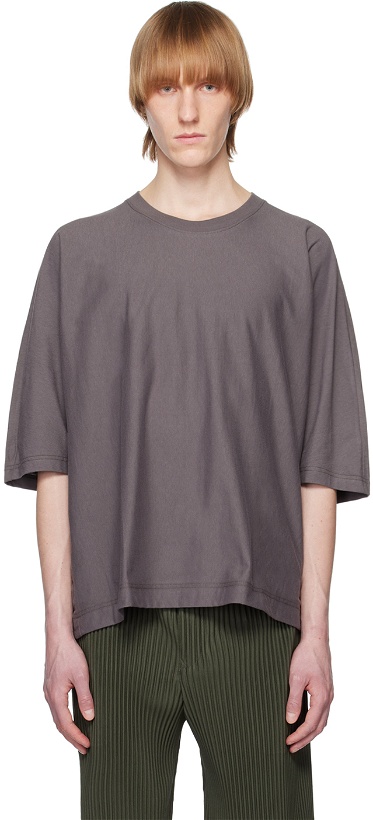 Photo: HOMME PLISSÉ ISSEY MIYAKE Gray Release-T 2 T-Shirt