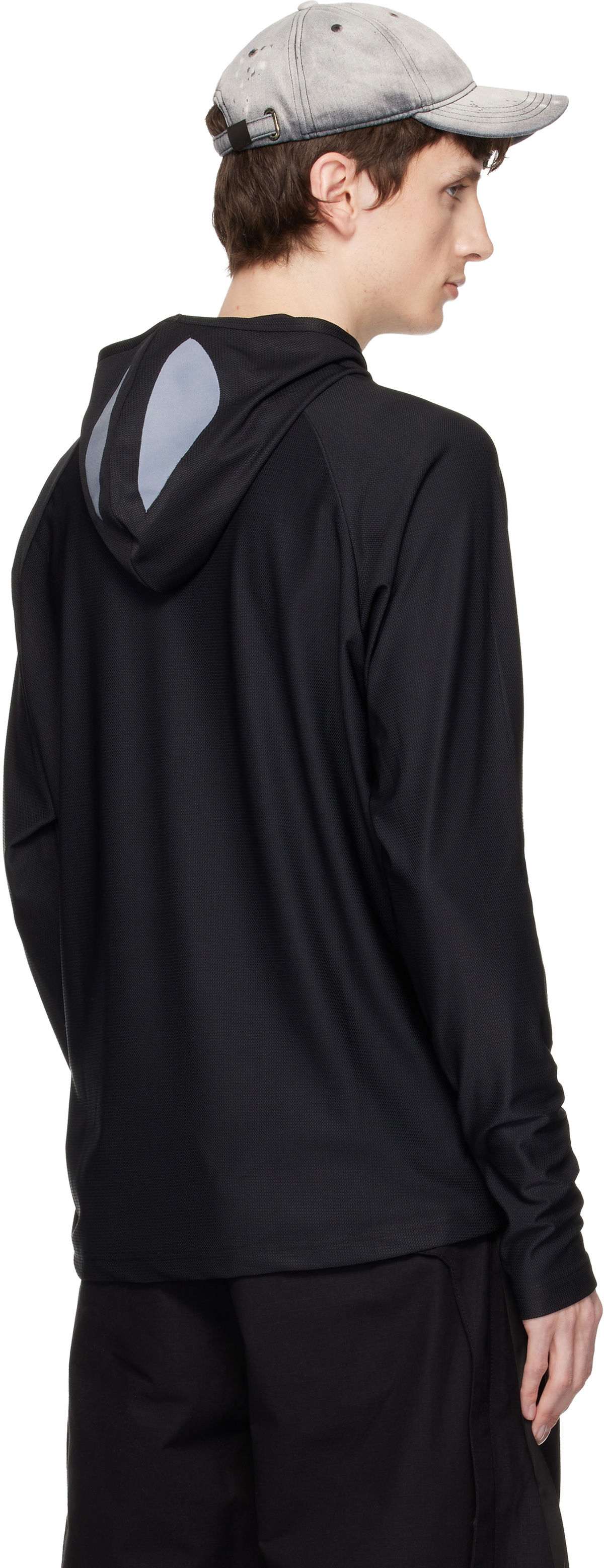 FFFPOSTALSERVICE Black Emishi Long Sleeve Hoodie