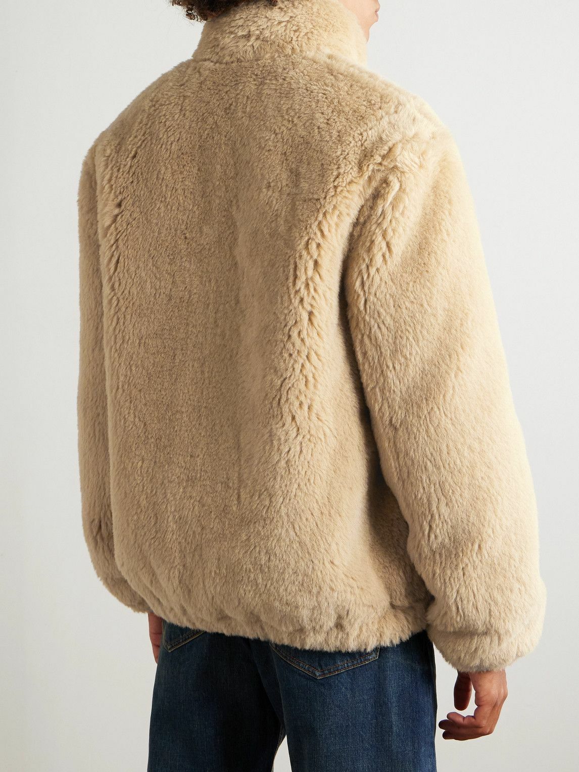 CELINE - Alpaca and Cotton-Blend Jacket - Neutrals