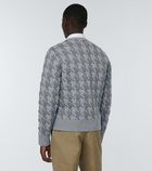 Thom Browne - Houndstooth jacquard wool-blend sweater