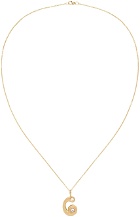 BRENT NEALE Gold Bubble Number 6 Necklace