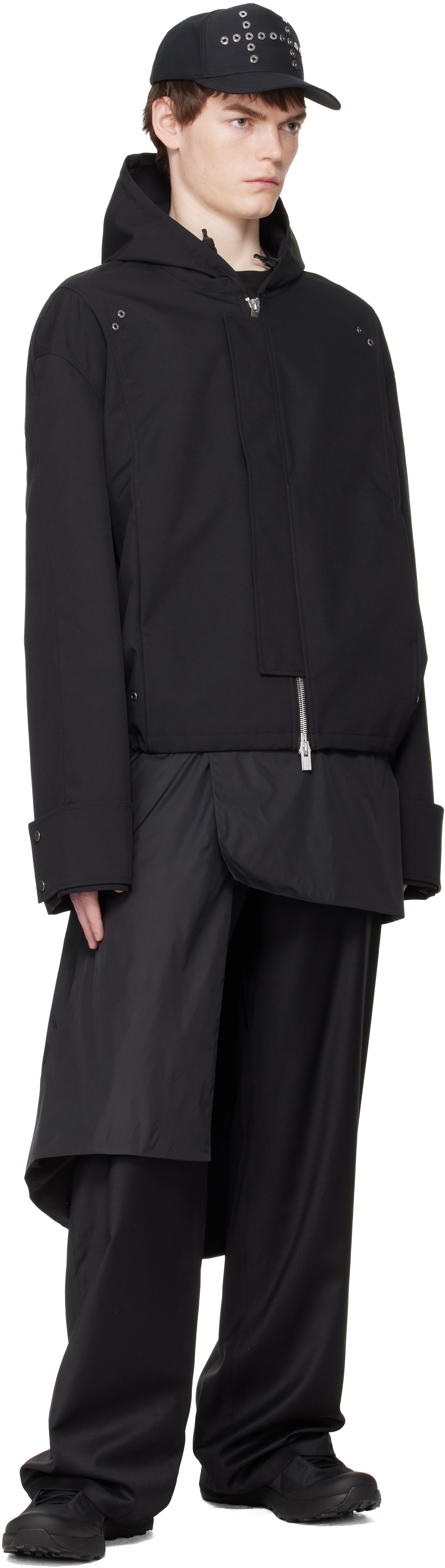 HELIOT EMIL Black Akhal Jacket