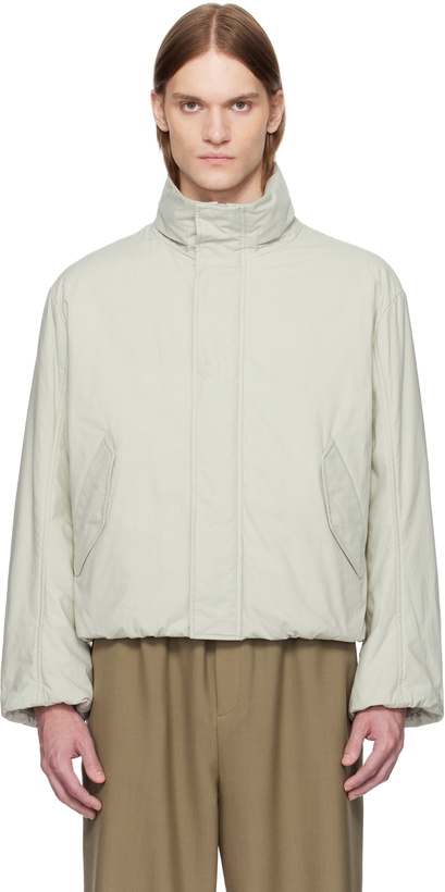 Photo: The Row Gray Lucius Jacket