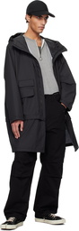 nanamica Black 3L PERTEX SHIELD 2Way Travel Coat