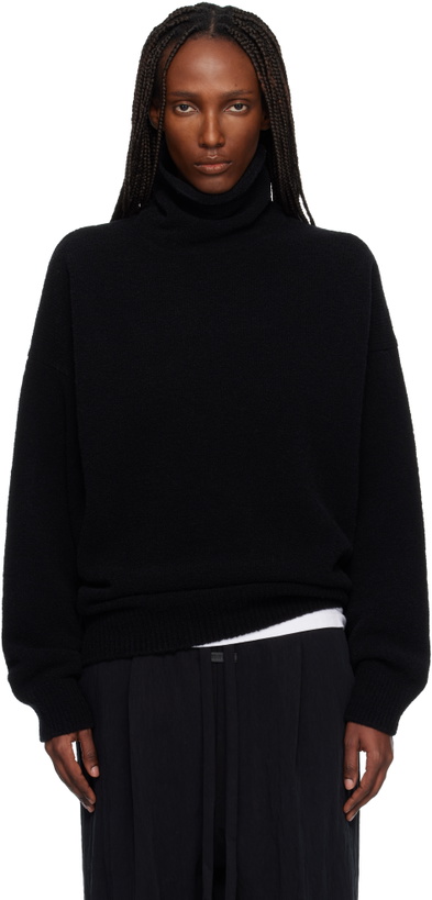 Photo: Fear of God Black Highneck Sweater