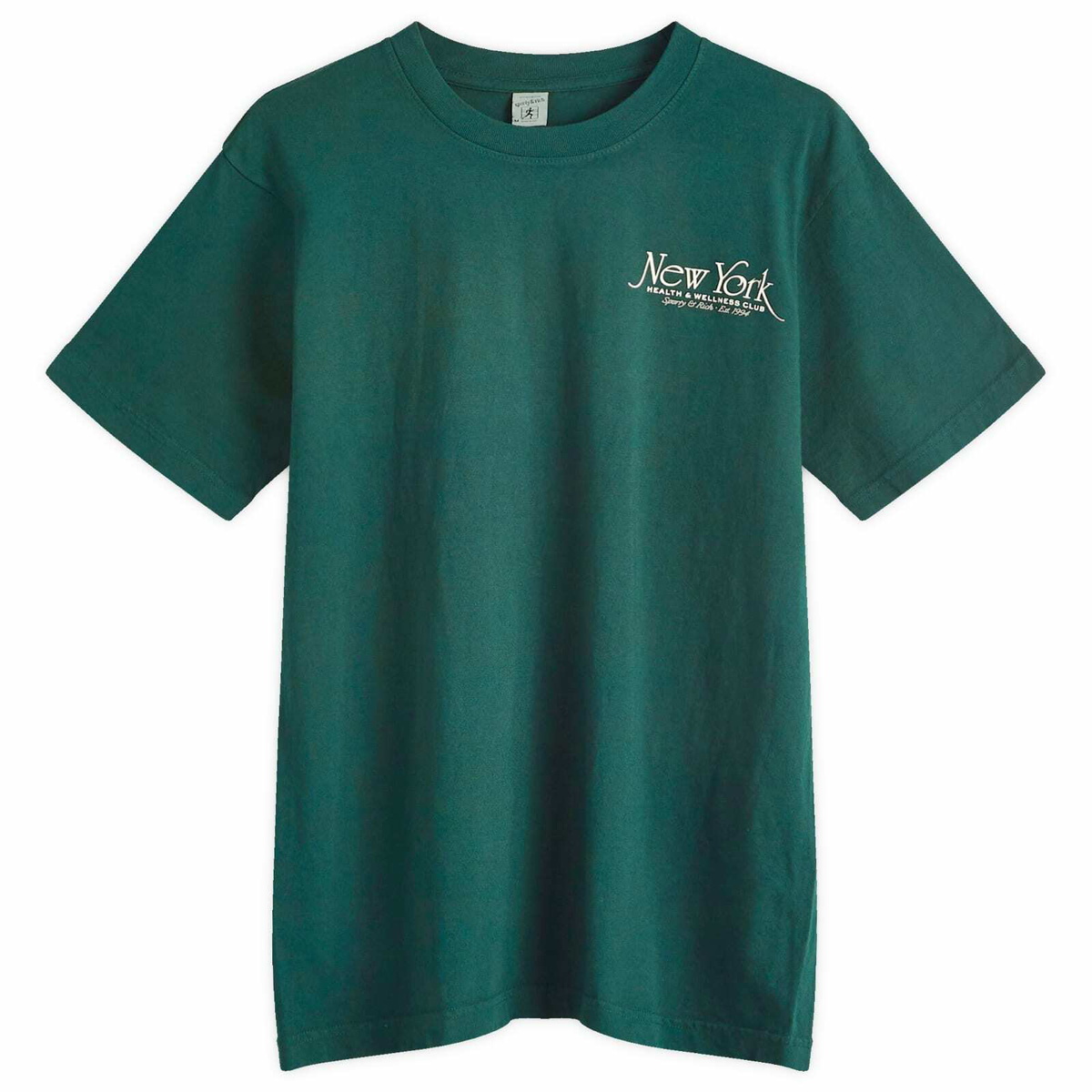 Sporty & Rich Women's NY 94 T-Shirt in Forest Cream