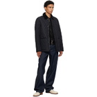 Burberry Black Quilted Nylon Haddington Jacket