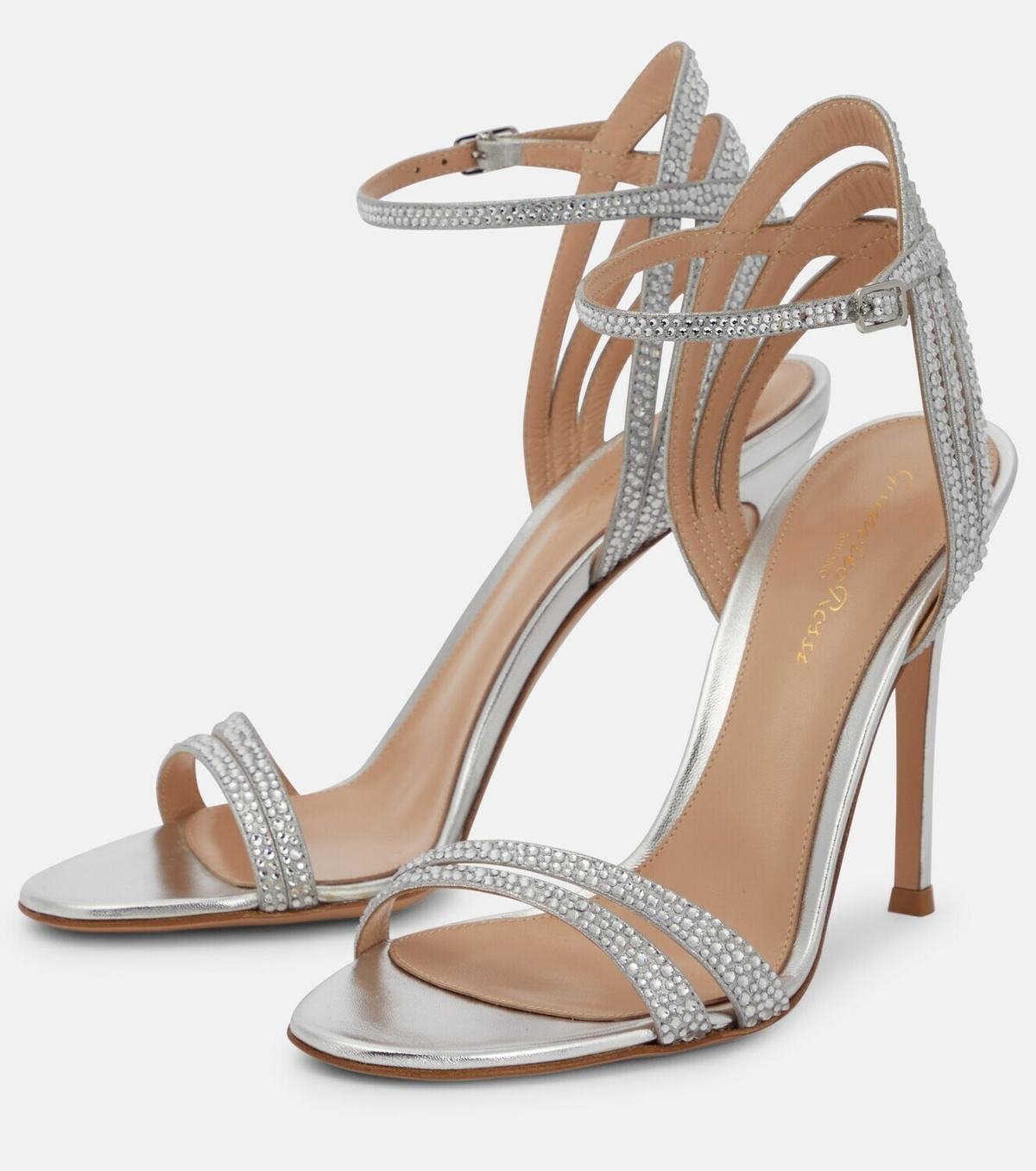 Gianvito rossi best sale crystal embellished sandals