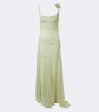 De La Vali Calima lace maxi dress