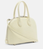 Self-Portrait Lizard Small leather top-handle bag