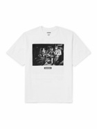 Neighborhood - Osamu Nagahama Printed Cotton-Jersey T-Shirt - White
