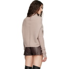 Rick Owens Pink Tower LS Crater Sweater