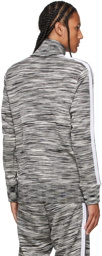 Palm Angels Black & White Missoni Edition Knitted Track Jacket