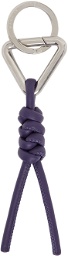 Bottega Veneta Purple Lambskin Keychain