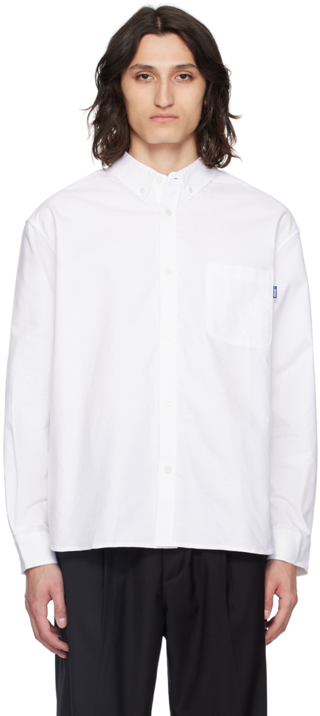 Photo: Awake NY White Embroidered Long Sleeve Shirt