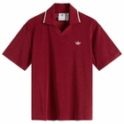 Adidas x Wales Bonner Polo Shirt in Collegiate Burgundy