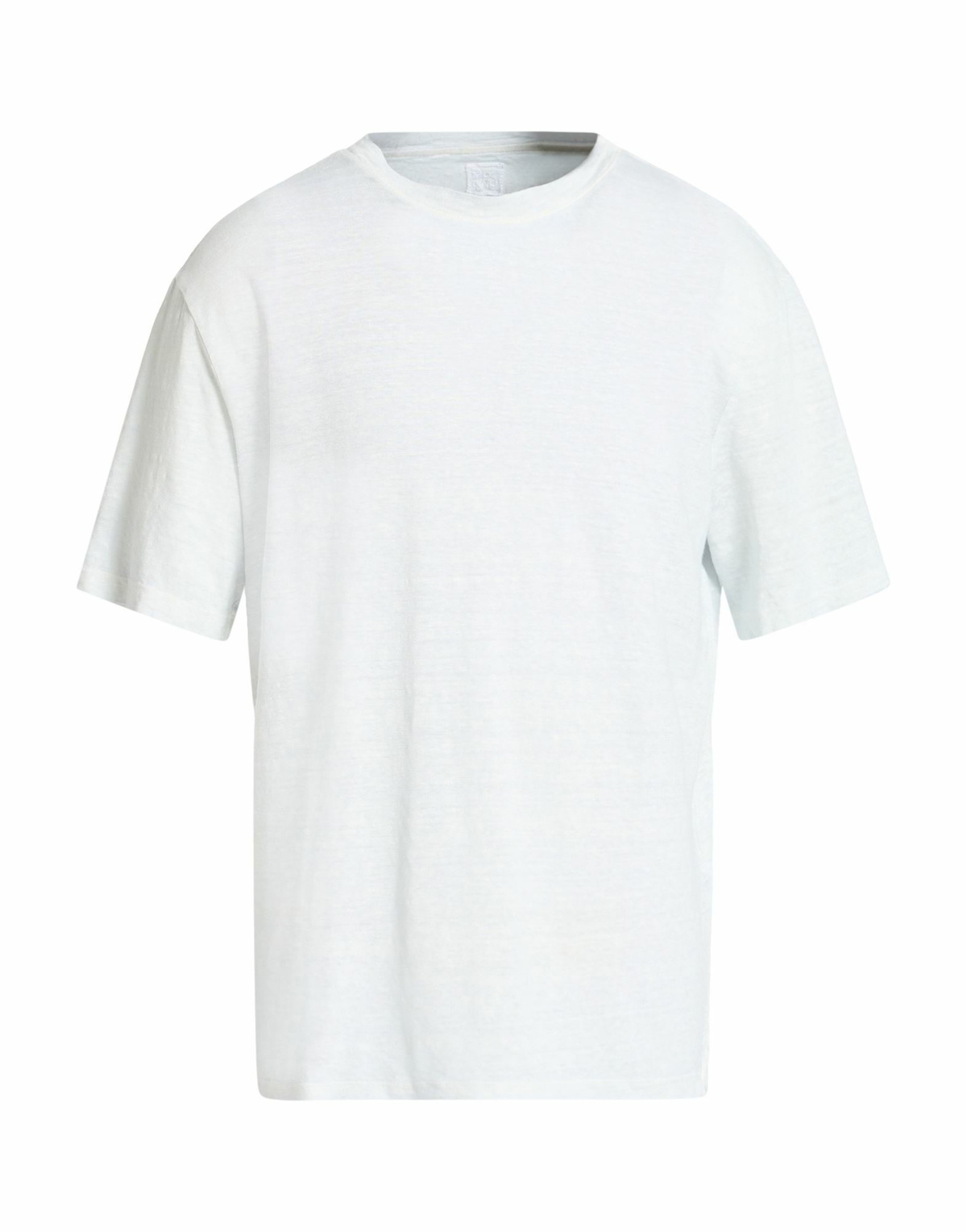 120% Lino Mens T-shirt Sky in Blue